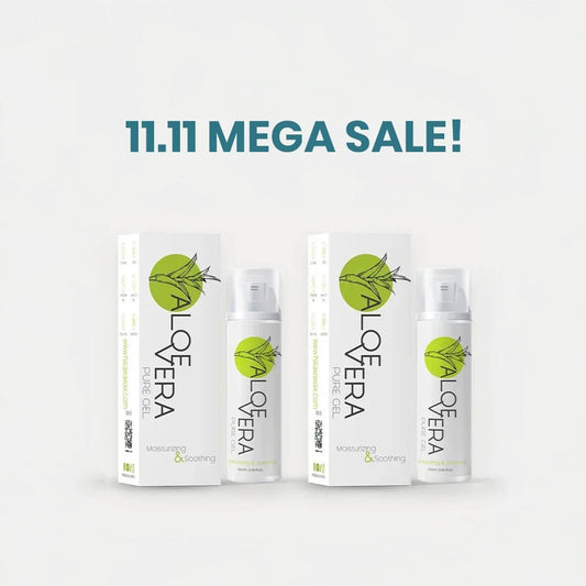 Aloe Vera Pure Gel - 150ml Pack of 2 - Halawa Wax