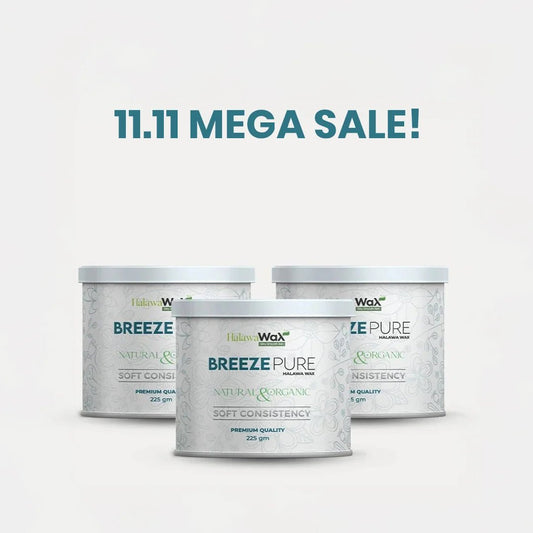 Breeze Pure Halawa Wax Pack of 3 - Halawa Wax