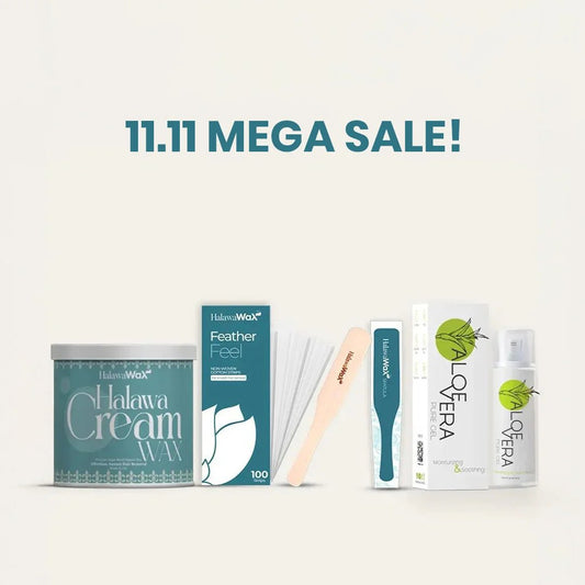 Cream Wax Trio + Post Wax Gel - Halawa Wax