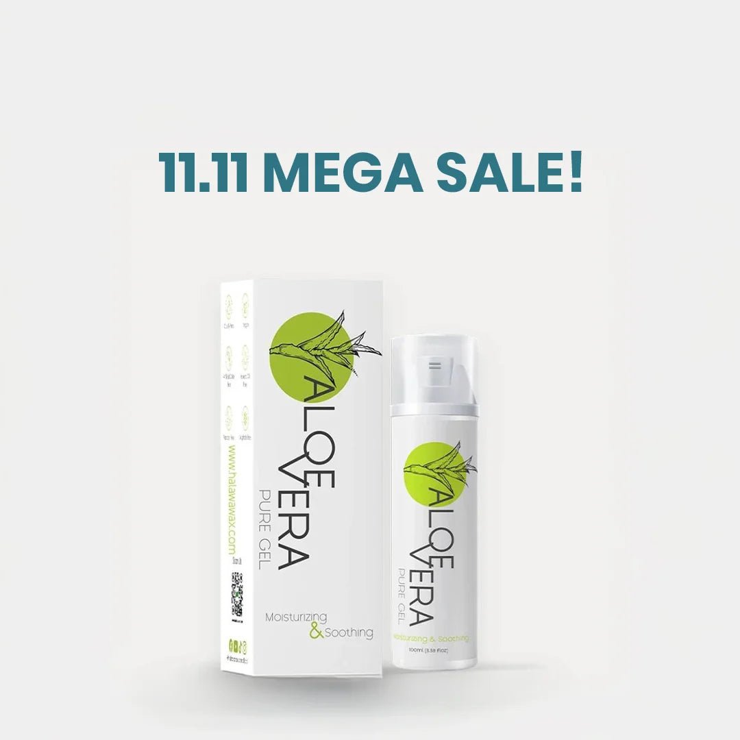 Aloe Vera Pure Gel - 150ml - Halawa Wax