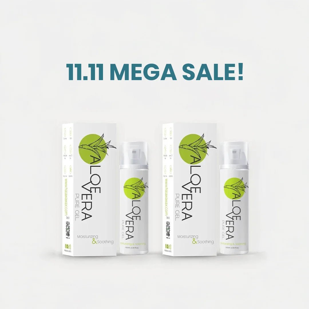 Aloe Vera Pure Gel - 150ml Pack of 2 - Halawa Wax