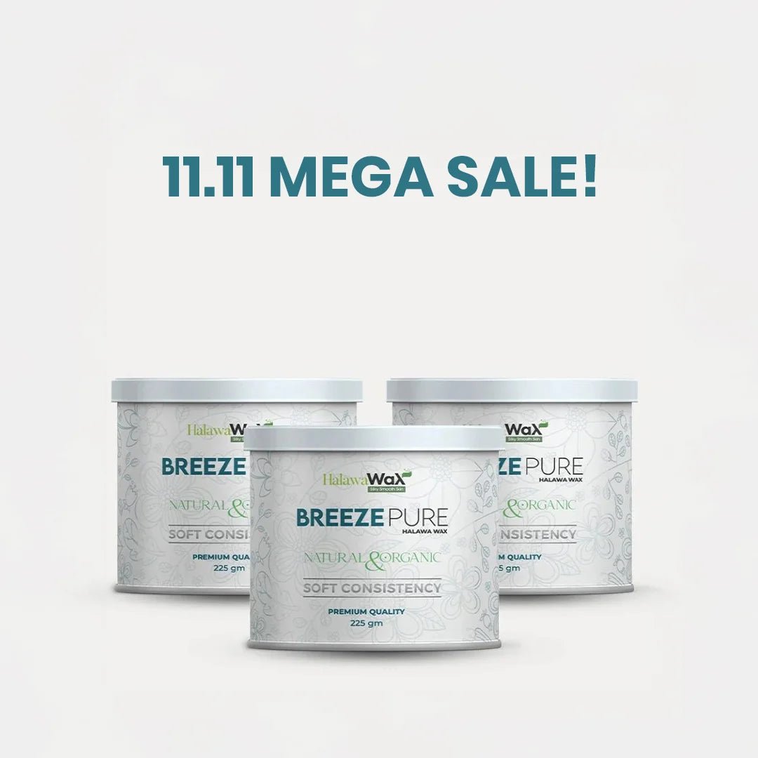 Breeze Pure Halawa Wax Pack of 3 - Halawa Wax