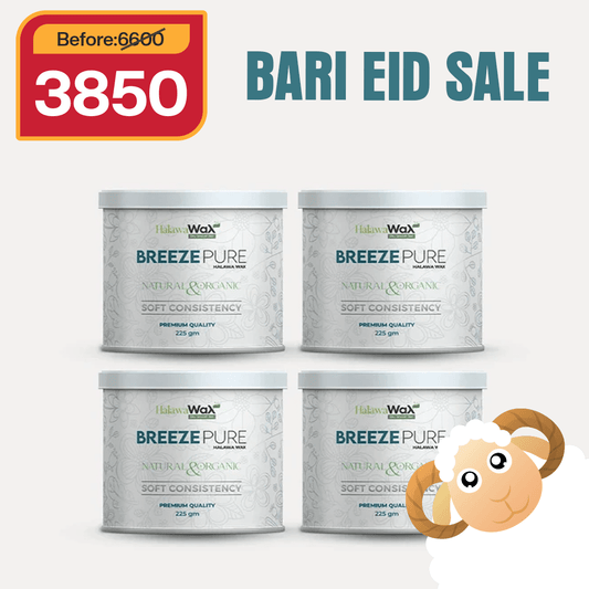 Breeze Pure Halawa Wax Pack of 4 - Halawa Wax