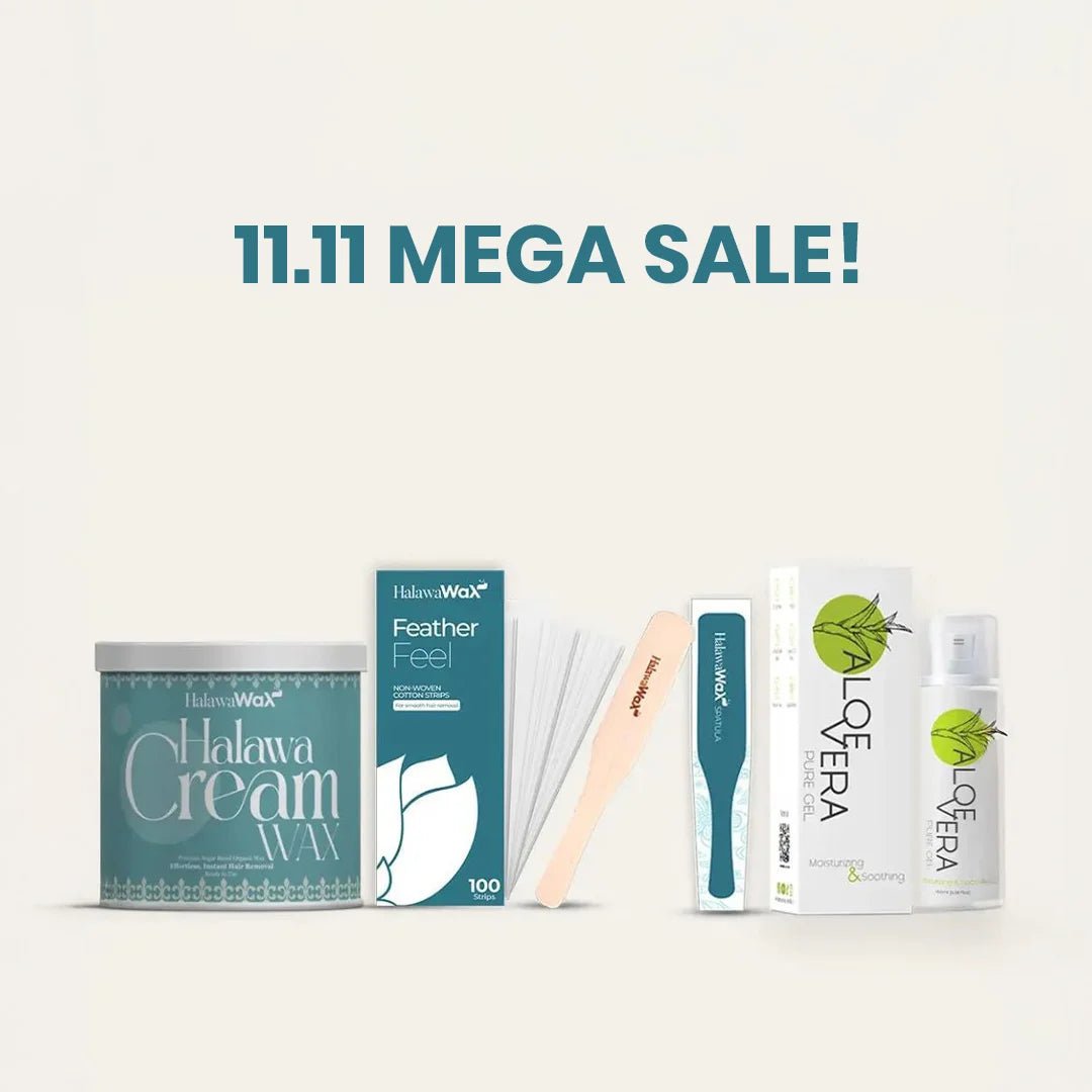 Cream Wax Trio + Post Wax Gel - Halawa Wax