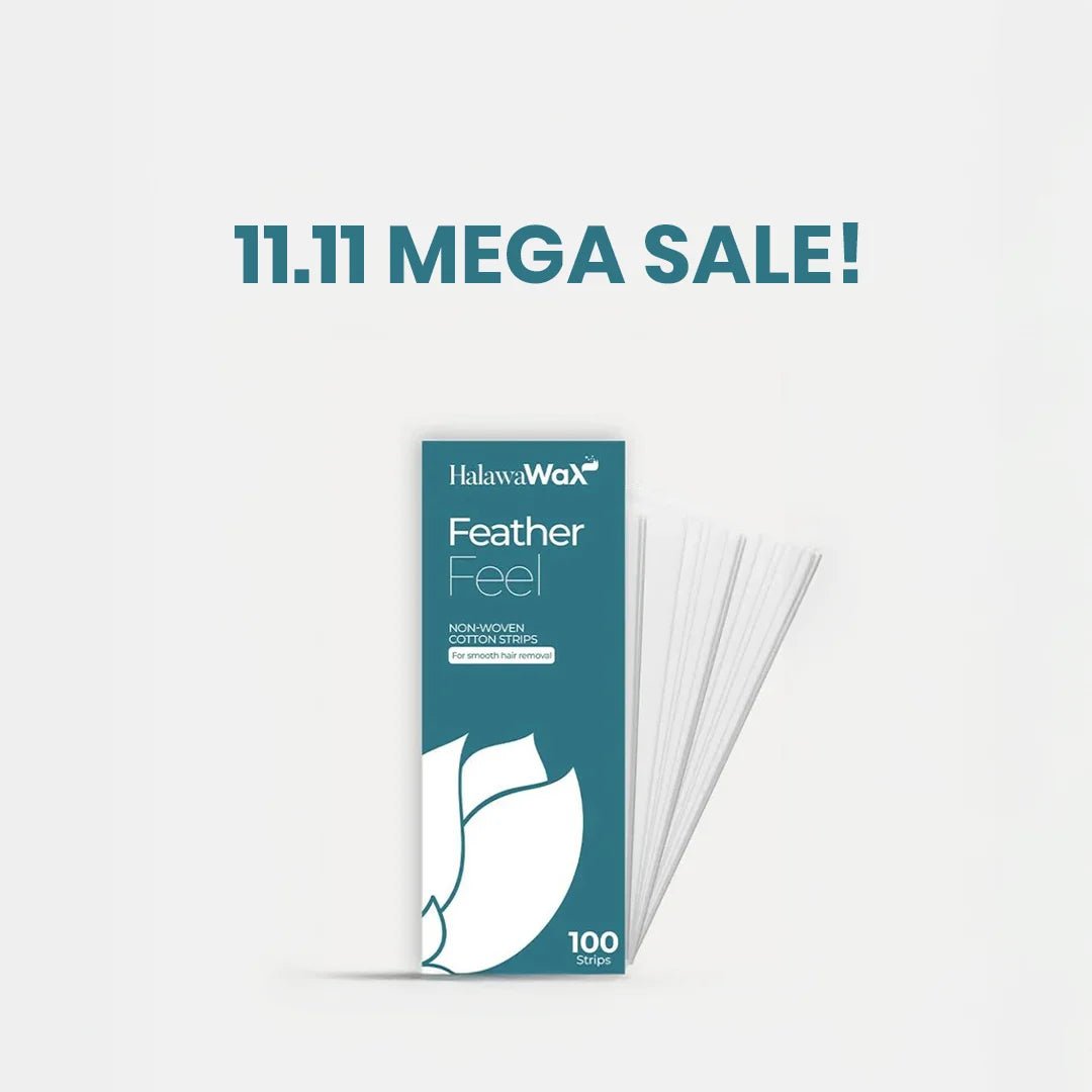 Feather Feel Wax Strips - 100 PC - Halawa Wax