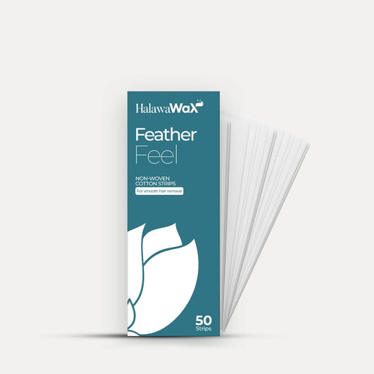 Feather Feel Wax Strips - 50 PC - Halawa Wax