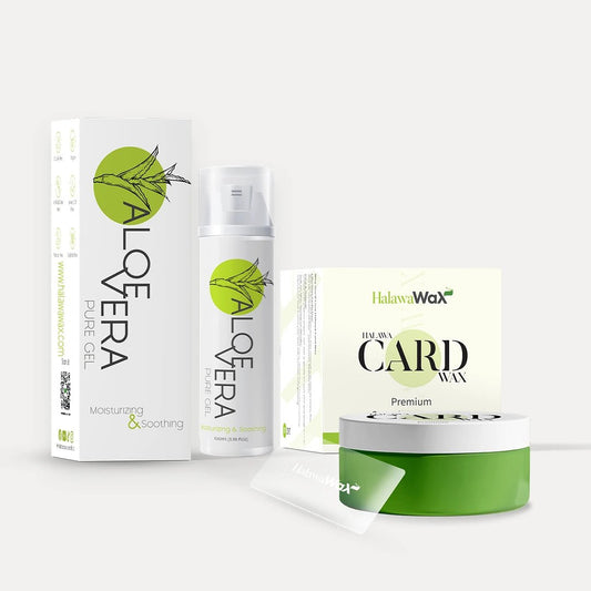 Halawa Card Wax + Post Wax Gel - Halawa Wax